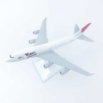 1/400 Mēroga Gaisa kuģa Boeing 747 Japan Airlines 16cm Sakausējuma Plaknes B747 Modeli, Rotaļlietas Bērniem, Bērnu Dāvanu Kolekcija