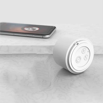 Apaļas Pārnēsājamas Mini Bezvadu Bluetooth Skaļrunis, Subwoofer, Smart Balss Kontroles Portatīvā Bluetooth Skaļruni 5.0