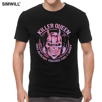 Foršs Vīrietis Killer Queen T Krekls Jojo Dīvaino Piedzīvojumu Tee Īsām Piedurknēm Eco Kokvilnas Print T-Krekls Ar Apaļu Kakla Regulāri Fit Apģērbi