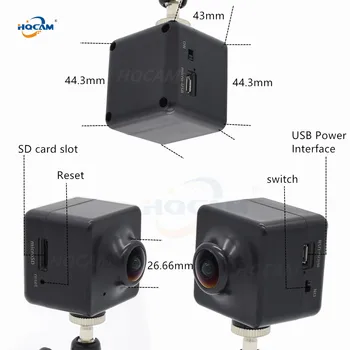 Mini ip kameras Push Video RTMP Stream Live signalizācijas RTSP SD karšu FTP Straumēšanas gimbal Automašīnas DVR kamera, 1080P Wifi auido akumulators