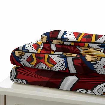 HELENGILI 3D Gultas piederumi Uzstādītu Spēļu Kārtis Drukāt Duvet Cover Set Gultasveļa ar Spilvendrāna Gulta Set Home Textiles #PK38