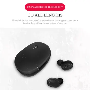 V5.0 Bluetooth Stereo Austiņas Touch Austiņas un Earbuds 280mah Akumulatora LED Displeja Tips-c Maksas Lietā Bezvadu IPX7 Ūdensizturīgs SBC