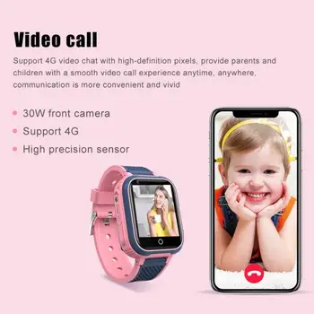 4G Bērniem Smart Watch Studentu Skatīties Atrašanās vietas GPS Tracker Wifi SIM Karte HD Video Zvanu Kamera IP67 Waterproof Bērniem, Baby Skatīties