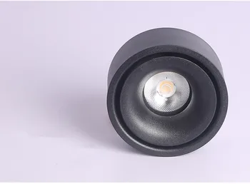 Aptumšojami LED Downlight Griestu Prožektori Dzīves Lampas Ziemeļvalstu Apgaismojums Virtuves Eju Spot gaismas Virsmas montēta AC90-260v