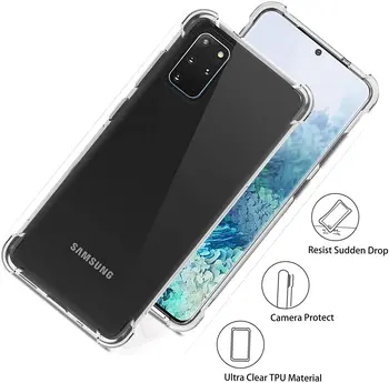 S21 Gadījumā, Filma + Case for Samsung Galaxy S20 S21 fe 5g coque s 21 Samsung, ņemiet vērā, 20 s21 plus Case for Samsung S21 ultra Gadījumā Filma