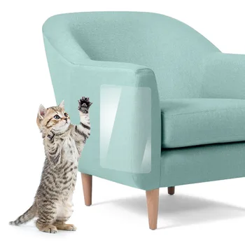 QQQPET 4gab Dīvāna Kaķis Nulles Aizsargiem Mat Skrāpi Kaķis Koku Skrāpējumiem, Tiecoties Pēc Aizsargs Dīvāns Kaķiem Scratcher Ķepu Spilventiņi Pet Fu