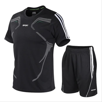 2020. gada Vasaras Tracksuit Zīmolu vīriešu sporta tērps apģērbu komplekts Vīriešu Sportsuits vīriešu uzvalks darbojas sporta tērpiem, sporta tērps