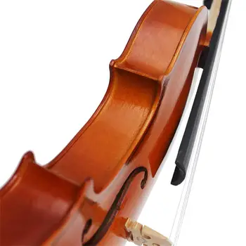 Augstas kvalitātes Vijole Dabas Akustisko masīvkoka Egles Liesmas Kļavas Finieris, Vijole Vijole ar Drānu, Gadījumā, Kolofonija Komplekti