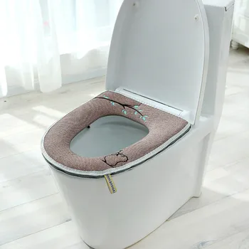 38×35×1cm Tualetes Sēdeklis Sadzīves Toilet Seat Portable Izvēlēto Plīša Jostas Ūdensizturīgs Tualetes Sēdeklis Tīru Un Higiēnisku