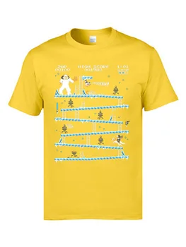 Donkey Kong Hoth Kabatas Spēles, Smieklīgi Top T-krekli Interesants Video Galda Spēlētājs Tee Krekls, Kokvilnas t-veida Topi Zēns Camisetas