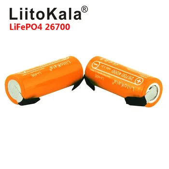 LiitoKala Lii-40E 3.2 V 26700 uzlādējams LiFePO4 4000mah akumulators litija šūnu 24V e-velosipēds, powe +DIY Niķeļa plāksnēm,
