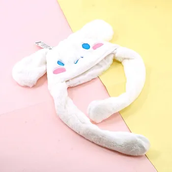 Japānas Anime Multfilmu Cinnamoroll Pom Pom Purīn Manu Melodiju Plīša Cepure Saglabāt Siltu Cepuri Plīša Rotaļlieta Galvas Ornaments