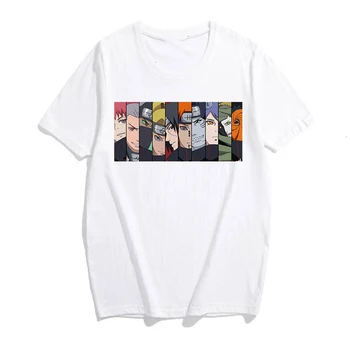 Naruto shinhara forši komiksi īsām piedurknēm Japāņu T-krekls sievietēm animācijas funny drukāt streetwear sieviešu T-krekls Topi estētisko