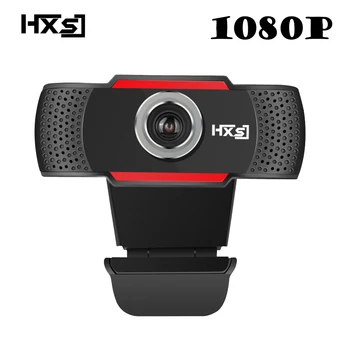 HXSJ USB Web Kamera 1080P HD 2MP Datoru Kameras web Kameras iebūvēto Skaņu absorbējošu Mikrofons 1920 *1080 Dinamiskā Izšķirtspēja