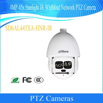 Dahua Oriģināls angļu CMOS Drošības CCTV 4MP 45x Starlight IS WizMind PTZ Tīkla Kameras DH-SD6AL445XA-HNR-IS Ātrums Dome