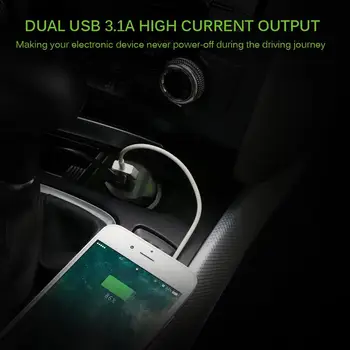 Onever DAB Uztvērēju, Bluetooth 4.2 FM Raidītājs Automašīnas Komplektu Mūzikas Atskaņotājs Modulators Dual USB 2.1 Lādētāju, Atbalsta TF ar Antenu