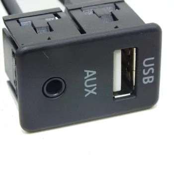 Auto AUX USB Vīrietis Dash Flush Mount Montāžas Adapteris, kas Piemērots Toyota VW bmw