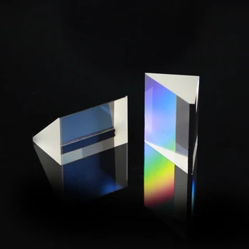 30*30*60mm Triprism Septiņu Varavīksnes krāsu Optiskā Spektra Stikla Prizmas Stikla Fotogrāfija Piederumi Prizmu