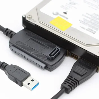 USB Uz IDE Kabeli ATA/ATAI LBA HDD Adaptera Kabelis USB 2.0 IDE/SATA 2.5