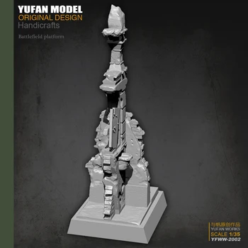 Yufan Modelis l 1/35 Eiropas Broken Sienas Sveķu Platforma Yfww-2002