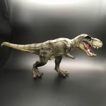 Jurassic Tyrannosaurus Rex Dinozaura Modelī Liela Cietā Imitētu Dinozauru Rotaļlietas 30X13X5Cm