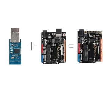 BLE Attīstības Padome Arduino R3 Mikro Saskarne un BLE T1 CC2540 Bluetooth 4.0 Bezvadu Modulis ,Bāzes ATmega328P
