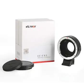 VILTROX EF-FX1 Auto Focus Lens Mount Adapter Canon EF/EF-S Objektīvs ar Fuji X-Mount Mirrorless X-T1 X-T2 X-T10 X-T20 X-A1 Kamera