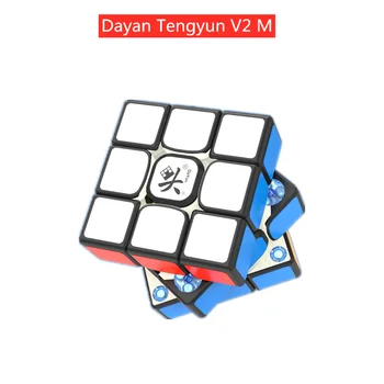 Sākotnējā Dayan tengyun V2 M Magnētisko 3x3x3 ātrums Cube Tengyun V2M 3x3 Cubo Magico ar Magnētiem profissional Izglītības Rotaļlietas