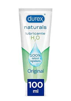 Durex Naturals H2O smērvielas, dabīgs, bez smaržas, krāsvielas vai kairinošu aģentu-100 ml