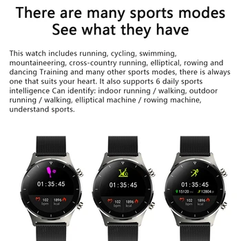 Modes Nerūsējošā E13 Vīriešu Sporta reloj inteligente GPS Atbalstu Pedometrs Apaļu Ekrānu, Bluetooth rokas Pulkstenis Sievietēm IOS Android