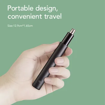 Oriģināls Xiaomi Mini Deguna matiņu Trimmeris HN1 Asu Asmeni Portatīvo Minimālisma Dizains, Droša apgrieztu Deguna apmatojumu Ģimenes Ikdienas Lietošanai