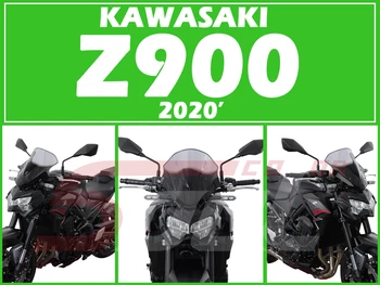 Motociklu Sporta Vējstikla Sejsegu Priekšējā stikla Viser Der KAWASAKI Z900 2020 2021 Double Bubble