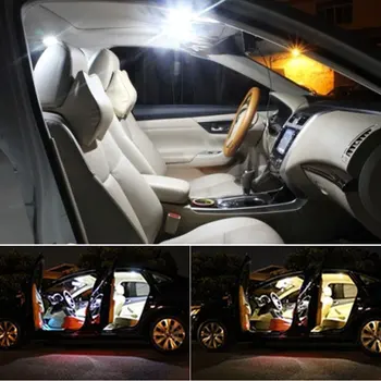Apmatauto 2gab CANbus LED 36mm C5W Lampas Spuldzes Reģistrācijas Numura zīme Licences Gaismas Benz W169 W203 W208 W209 W210 W211 W212