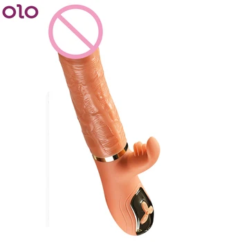 Teleskopiskie Dildo Vibrators Seksa Rotaļlietas Sievietēm, Liels Penis Klitora Stimulators Elektriskā Apkure Šūpoles Vibrējošais Reālistisks Dildo