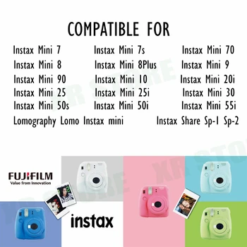 Fujifilm Instax Mini 11 8 9 Filmu Alise Fuji Instant Foto Papīra 10 Loksnes 70 7s 50s 50i 90 25 Akciju SP-1 2 Lomo Fotokameras