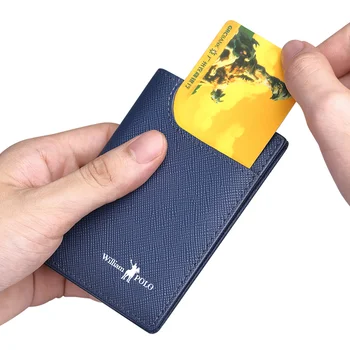 Ādas Mini kartes soma, multifunkcionāla bankas karti, ja kredītkartes īpašnieks Vīriešu īso ādas Maks Vieglprātīgs maku