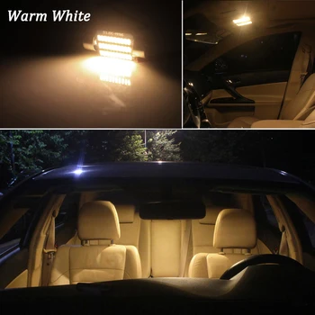 22Pcs Canbus Nav Kļūda Balts LED Auto salona Apgaismojuma Komplekts Audi A8 S8 D3 4E LED Interjera Dome Kartes Bagāžnieka Footwells Durvju Gaismas Komplekts