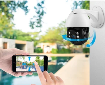Inesun Āra PTZ Bezvadu 1080P IP Kameras Ai Cilvēka Auto Izsekošana Wifi Drošības Kamera 2MP, Smart Gaismas CCTV Kameras Ūdensizturīgs