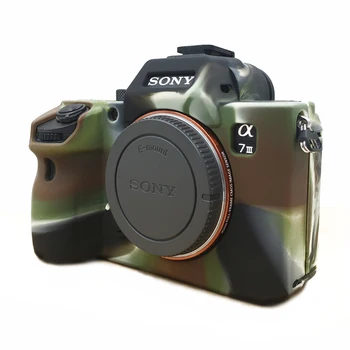 Jaunu Mīksti Silikona gadījumā Kamera Sony A73 A7RM3 A7R3 III A7M3 A7III A9 Gumijas Aizsardzības Pārsegs Gadījumā Ādas
