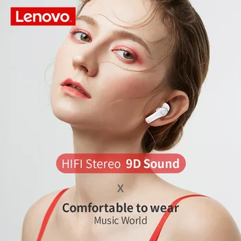 Sākotnējā Lenovo QT82 Bezvadu Bluetooth Austiņas Touch Kontroli, Stereo, HD Balss 400mAh Austiņas Vs Lenovo LP1S Austiņas