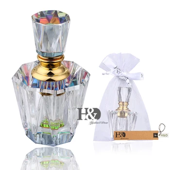 H&D Ēģiptes Kristāla Stikla Smaržu Pudeles Tukšas Uzpildāmas Pudeles Mājas Dekoru Dāmu Dāvanu (3ML)