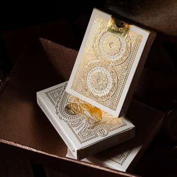 Tycoon Ziloņkaula Kāršu Klāja ar Teoriju 11 Kolekcionējamus Cardistry Kartes 1gb Jaunu Noslēgtā Burvju Klāja Aksesuārus Magia Trikiem