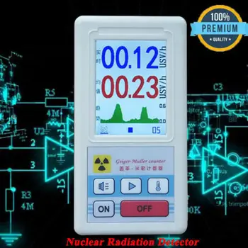 Radioaktīvo Detektors, LCD Beta, Gamma rentgena Skaitītājs jonizējošo Starojumu Detektoru Personas DosimeterRadioactive Testeri Marmora Rīku 6