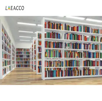 Laeacco Plaukts Bibliotēkas Grāmatu Koridors, Istabas Interjera Photophone Foto Fona Fotogrāfijas Fons Foto Studija