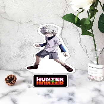 1gb HUNTER X HUNTER Killua Irumi Hisoka Anime Akrila Statīvs Attēls Darbvirsmas Apdare Kolekcijas Modelis, Rotaļlietas, Dāvanas,