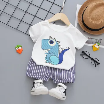 Baby Boy Apģērbs Vasaras Ikdienas Apģērbu Komplekts Kokvilnas T-krekls+šorti 2gab Bērniem, Drēbes Jaunas Modes Zēns, Apģērbs Uzstādīt Zēnu Drēbes