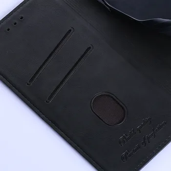 PU ādas pārsegu kartes slots turētājs gadījumā Xiaomi Ņemiet vērā, 10 Lite/Xiaomi Mi10 Lite tālrunis maisa ar magnētisko turētāju maksts coque
