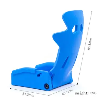 YSIDO Apdare Daļas Imitētu Kabīnes Sēdekļa Chair w/ Lelle par 1/10 Kāpšanas Auto TRX4 Scx10 III 90046 RC Modeļa Automašīnas