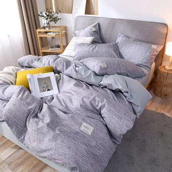 Nordic style duvet cover set 220x240 Spilvendrāna 3pcs，gultas komplekts，sega segtu 200x200，gulta lapā，sega sedz, king size，bed cover
