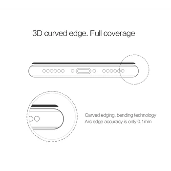 Nillkin iPhone SE 2020 Stikla 3D CP+ Max Pilnu Vāks Rūdīta Stikla